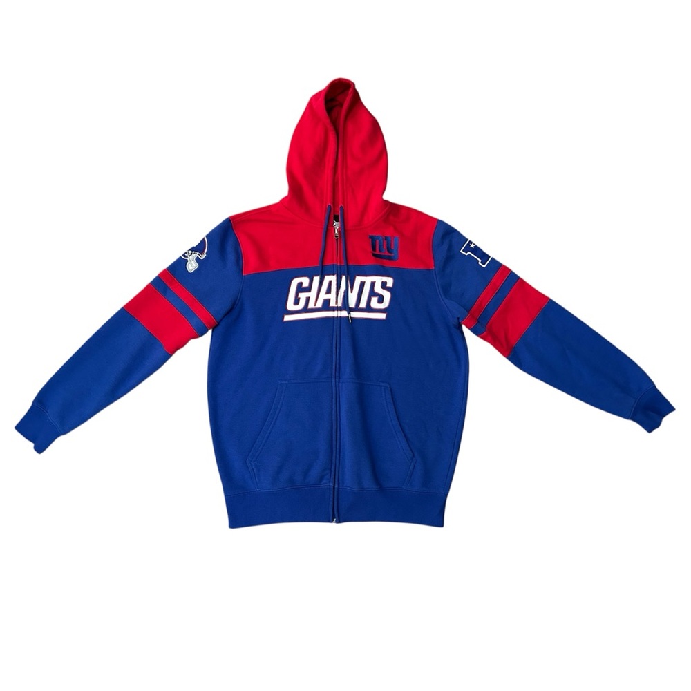 NY Giants Football NFL Full Zip Hoodie Men’s Large
